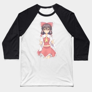 Reimu Beckoning Baseball T-Shirt